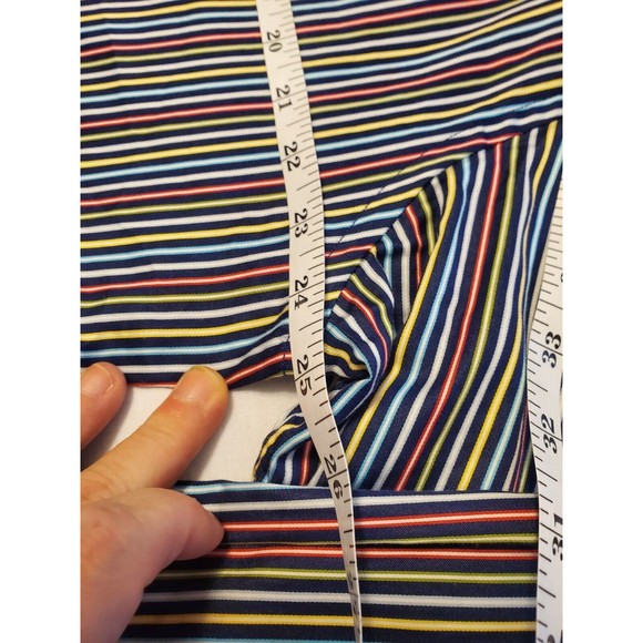 BUGATCHI MULTICOLORED STRIPED 100% COTTON SPORT SHIRT MINT COND. SZ XL - Picture 8 of 14